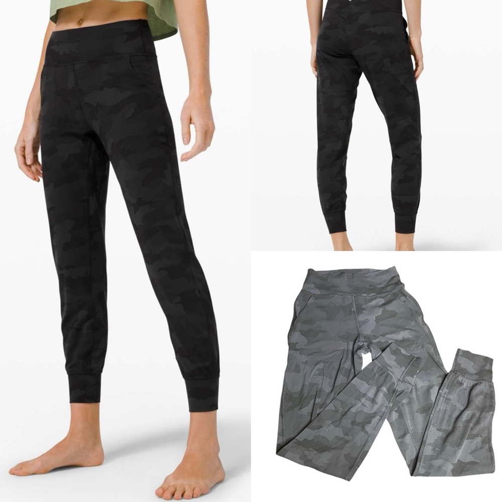 Lululemon Align High Rise Jogger Camo Deep Coal Multi Athleisure 0 Yoga Gym